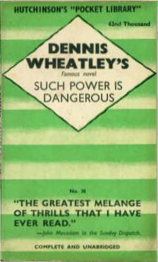 62nd Thousand front cover for Such Power Is Dangerous