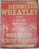 (50th reprint red cover for Who Killed Robert Prentice?)