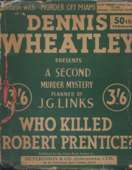 (50th reprint green cover for Who Killed Robert Prentice?)