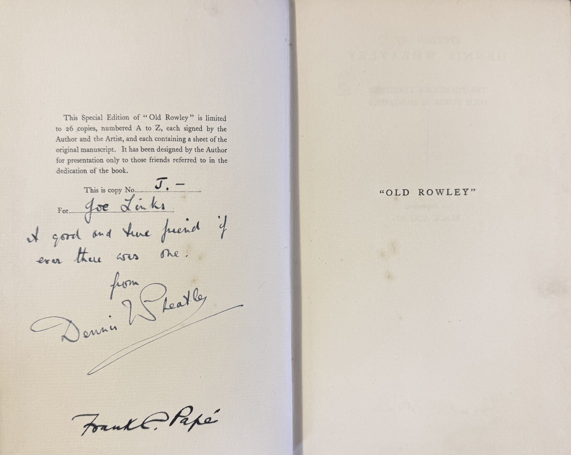 (link to Old Rowley Special Limited Edition notes)