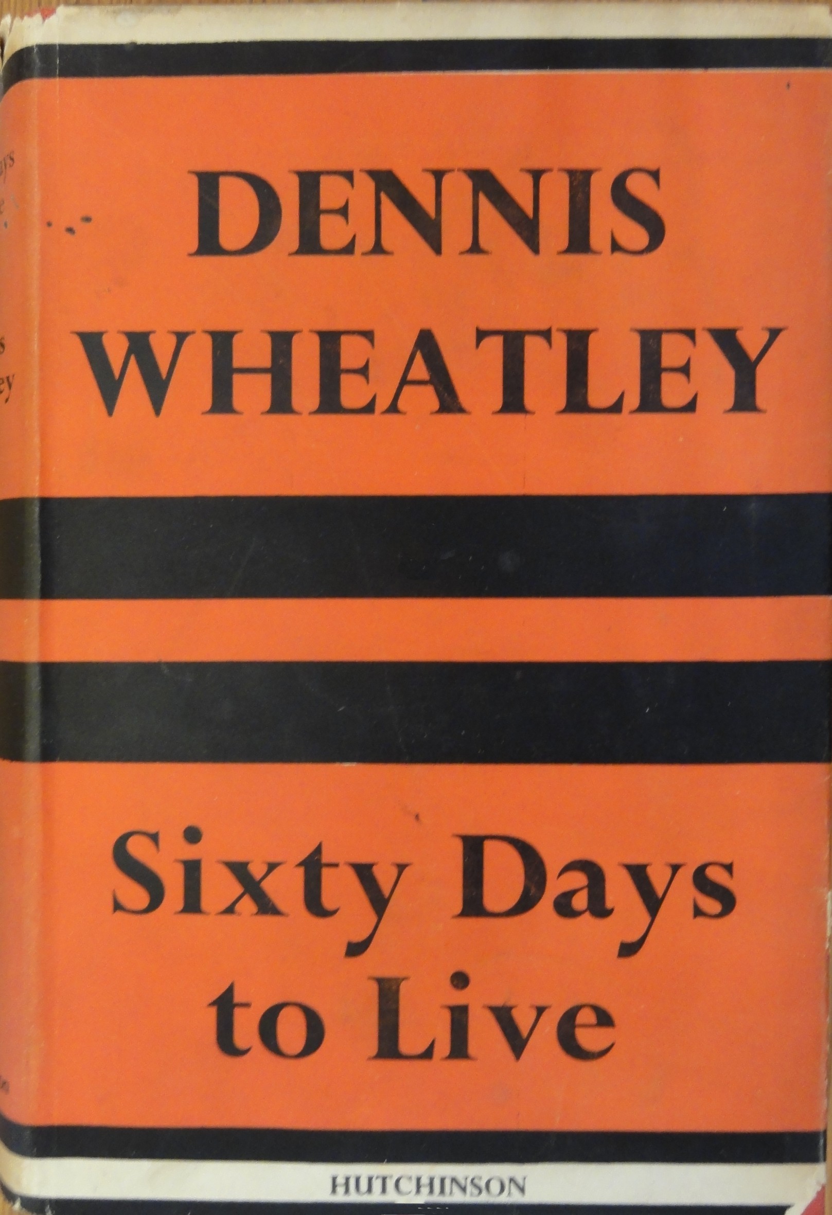 (1950 reprint cover for Sixty Days To Live)