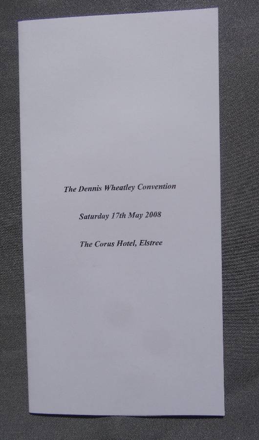 Programme for the first Convention